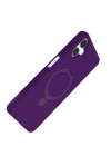 Mey İthalat®  Samsung Galaxy A06 Regal Magsafe Standlı Kapak - Derin Mor