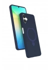 Mey İthalat®  Samsung Galaxy A06 Regal Magsafe Standlı Kapak - Lacivert