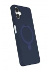 Mey İthalat®  Samsung Galaxy A06 Regal Magsafe Standlı Kapak - Lacivert