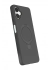 Mey İthalat®  Samsung Galaxy A06 Regal Magsafe Standlı Kapak - Titan Gri