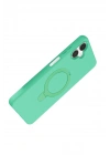 Mey İthalat®  Samsung Galaxy A06 Regal Magsafe Standlı Kapak - Yeşil