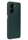 Mey İthalat®  Samsung Galaxy A07 4G Auto Focus Karbon Kapak - Koyu Yeşil