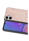 Mey İthalat®  Samsung Galaxy A07 4G Bright Simli Kapak - Pembe