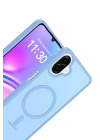 Mey İthalat®  Samsung Galaxy A07 4G Jota Magsafe Kapak - Açık Mavi