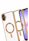 Mey İthalat®  Samsung Galaxy A07 4G Kross Magneticsafe Kapak - Çöl Titanyum