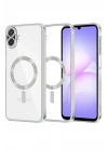 Mey İthalat®  Samsung Galaxy A07 4G Kross Magneticsafe Kapak - Gümüş