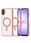 Mey İthalat®  Samsung Galaxy A07 4G Kross Magneticsafe Kapak - Kırmızı
