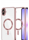 Mey İthalat®  Samsung Galaxy A07 4G Kross Magneticsafe Kapak - Rose