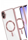 Mey İthalat®  Samsung Galaxy A07 4G Kross Magneticsafe Kapak - Rose
