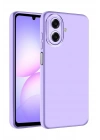 Mey İthalat®  Samsung Galaxy A07 4G Nano içi Kadife Silikon - Lila