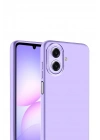 Mey İthalat®  Samsung Galaxy A07 4G Nano içi Kadife Silikon - Lila