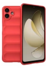 Mey İthalat®  Samsung Galaxy A07 4G Optimum Silikon - Kırmızı