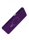 Mey İthalat®  Samsung Galaxy A07 4G Regal Magsafe Standlı Kapak - Derin Mor