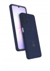 Mey İthalat®  Samsung Galaxy A07 4G Regal Magsafe Standlı Kapak - Lacivert