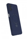 Mey İthalat®  Samsung Galaxy A07 4G Regal Magsafe Standlı Kapak - Lacivert