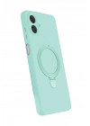 Mey İthalat®  Samsung Galaxy A07 4G Regal Magsafe Standlı Kapak - Su Yeşili