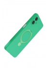 Mey İthalat®  Samsung Galaxy A07 4G Regal Magsafe Standlı Kapak - Yeşil