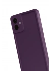Mey İthalat®  Samsung Galaxy A07 4G Viera Silikon - Mürdüm