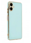Mey İthalat®  Samsung Galaxy A07 4G Volet Silikon - Açık Yeşil