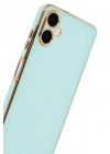 Mey İthalat®  Samsung Galaxy A07 4G Volet Silikon - Açık Yeşil