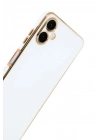 Mey İthalat®  Samsung Galaxy A07 4G Volet Silikon - Beyaz