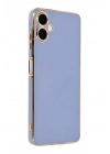 Mey İthalat®  Samsung Galaxy A07 4G Volet Silikon - Mavi
