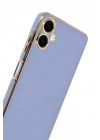 Mey İthalat®  Samsung Galaxy A07 4G Volet Silikon - Mavi