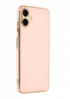 Mey İthalat®  Samsung Galaxy A07 4G Volet Silikon - Pembe