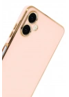 Mey İthalat®  Samsung Galaxy A07 4G Volet Silikon - Pembe