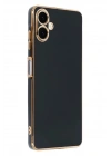 Mey İthalat®  Samsung Galaxy A07 4G Volet Silikon - Siyah