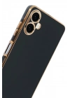 Mey İthalat®  Samsung Galaxy A07 4G Volet Silikon - Siyah