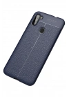 Mey İthalat®  Samsung Galaxy A11 Kılıf Auto Focus Kapak - Lacivert