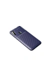 Mey İthalat®  Samsung Galaxy A11 Kılıf Auto Focus Karbon Kapak - Lacivert