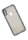Mey İthalat®  Samsung Galaxy A11 Kılıf Montreal Silikon Kapak - Lacivert