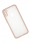 Mey İthalat®  Samsung Galaxy A11 Kılıf Montreal Silikon Kapak - Pembe