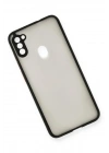 Mey İthalat®  Samsung Galaxy A11 Kılıf Montreal Silikon Kapak - Siyah