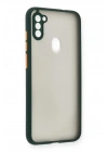 Mey İthalat®  Samsung Galaxy A11 Kılıf Montreal Silikon Kapak - Yeşil