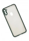 Mey İthalat®  Samsung Galaxy A11 Kılıf Montreal Silikon Kapak - Yeşil