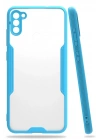 Mey İthalat®  Samsung Galaxy A11 Kılıf Platin Silikon - Mavi