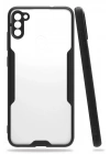 Mey İthalat®  Samsung Galaxy A11 Kılıf Platin Silikon - Siyah