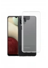 Mey İthalat®  Samsung Galaxy A12 Kılıf Lüx Şeffaf Silikon