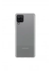 Mey İthalat®  Samsung Galaxy A12 Kılıf Lüx Şeffaf Silikon