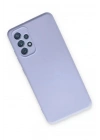 Mey İthalat®  Samsung Galaxy A13 4G Kılıf Nano içi Kadife Silikon - Lila