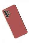 Mey İthalat®  Samsung Galaxy A13 4G Kılıf Volet Silikon - Kırmızı
