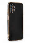 Mey İthalat®  Samsung Galaxy A13 4G Kılıf Volet Silikon - Siyah