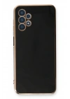 Mey İthalat®  Samsung Galaxy A13 4G Kılıf Volet Silikon - Siyah