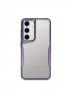 Mey İthalat®  Samsung Galaxy A14 4G Kılıf Boyi Silikon Kapak - Derin Mor