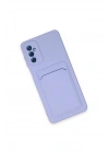 Mey İthalat®  Samsung Galaxy A14 4G Kılıf Kelvin Kartvizitli Silikon - Lila