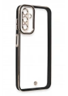 Mey İthalat®  Samsung Galaxy A14 4G Kılıf Liva Lens Silikon - Siyah