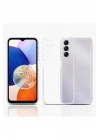 Mey İthalat®  Samsung Galaxy A14 4G Kılıf Lüx Şeffaf Silikon
